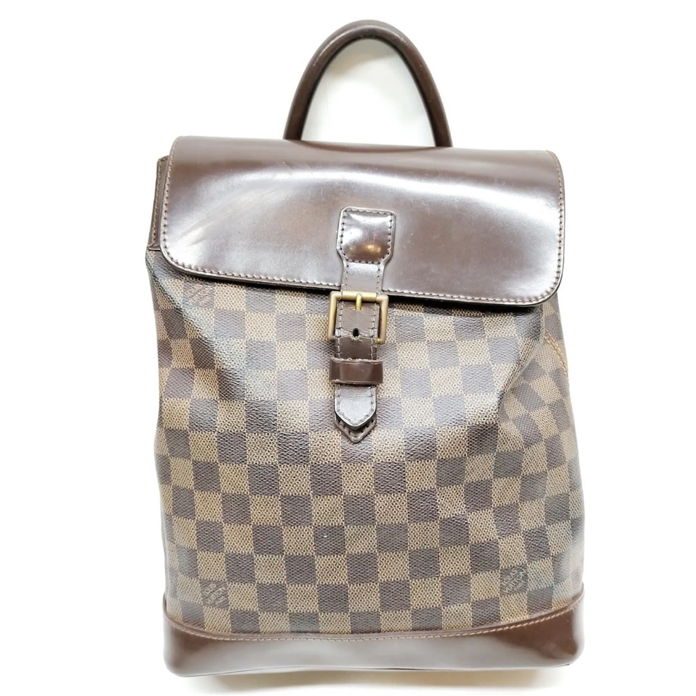 Louis Vuitton LV BackPack Bag Soho Brown Damier